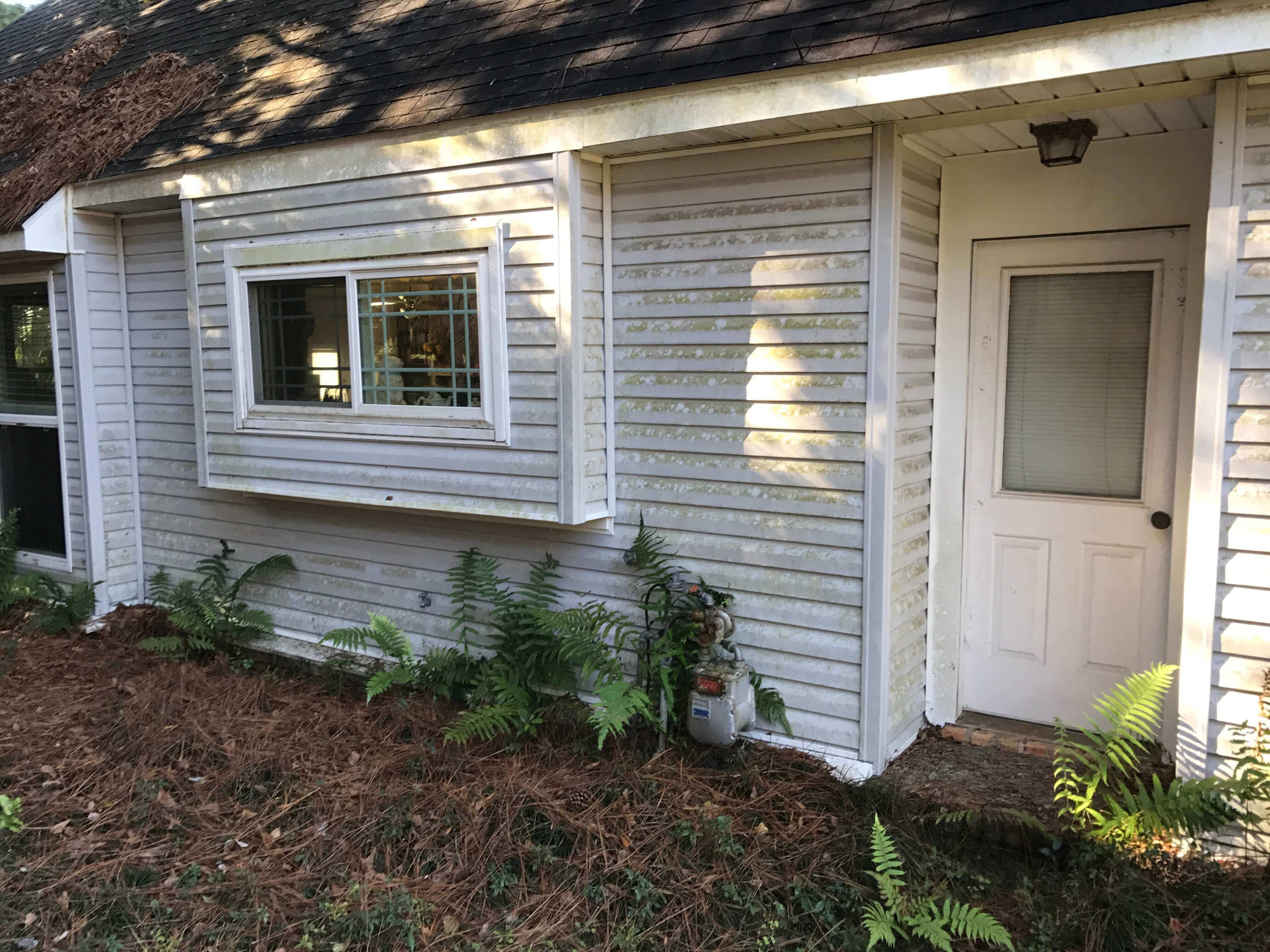 Power Washing Before
